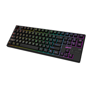 Aikun GX390L3 Wired Gaming <strong>Keyboard</strong>,3 Color Backlight,90 Keys Quiet Rubber Switch,Volume Adjustment,Multi Keys Anti-ghosting - Product Image 2