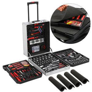 187pcs <strong>Tool</strong> Set <strong>Kit</strong> Ferramentas in Aluminum case Household Complete Set with Computer Repair <strong>Kit</strong> - Product Image 2