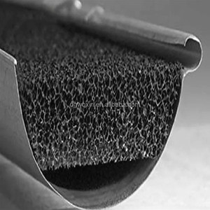 WOXIN 15-60 <strong>PPI</strong> Black Polyurethane Reticulated Roof Gutter <strong>Filter</strong> Foam Protector Sponge with Anti-mould Agent - Product Image 1