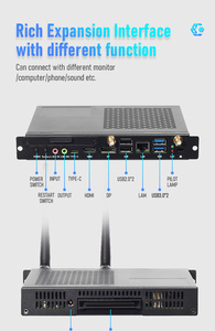 OPS Industrial Embedded Box PC 8G 256G SSD Digital Signage Computer Support-Buchse Intel 11. I3/I5/I7 CPU 5K Display - Product Image 2