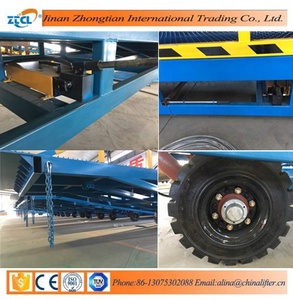 Tragbare mobile Laderampe Container Dock Rampe
