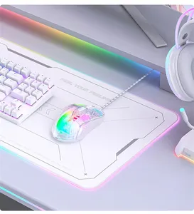 Skyloong Mouse da gioco con cavo trasparente RGB retroilluminazione 7 pulsanti 6 DPI regolazione personalizzata programmazione Mouse per Computer - Product Image 4