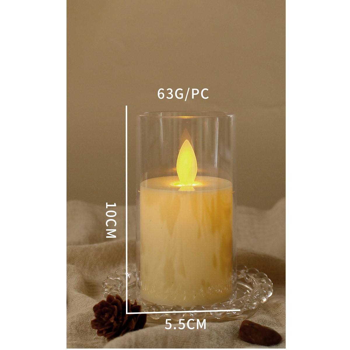 Ivory-5.5*10CM swing wick(1 PC)