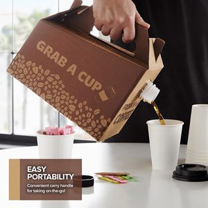 Kutuda 1L sıcak soğuk kahve çanta konteyner kutusu içecek almak için kahve ile konteyner çıkarmak - Product Image 6