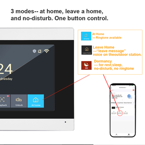 Sistema de intercomunicación de 4 vías, intercomunicador multipuerta para apartamentos, vídeo de 4 cables