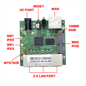 Huastlink 4 porte Router con UART 300Mbps 4G 3G Lte Wifi Router Openwrt scheda/modulo/PCBA - Product Image 2