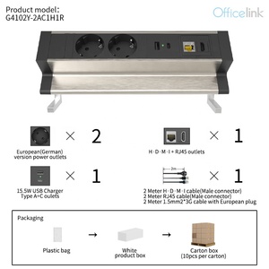 Data Connectiondata Multifunctional <strong>Socket</strong> <strong>with</strong> <strong>Usb</strong> for Workplace - Product Image 3