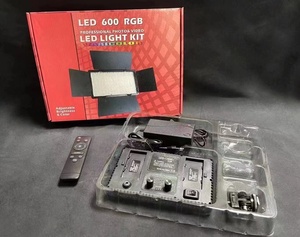 Pro LED 600 RGB makyaj ışık ve video ışığı tam renkli kamera açık LED dolgu ışığı - Product Image 3