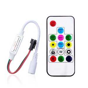 WS2811 WS2812B Светодиодные пиксели полосы света контроллер WS2812 DC RF 14 клавиш Светодиодная лента пульт дистанционного управления DC5-24V - Product Image 1