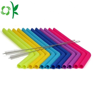 Oksilicony高品质硅胶吸管易于清洁吸管环保可重复用于酒吧吸管 - Product Image 3