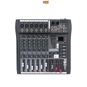 CT + 16DSP Consola profesional Interfaz de mezclador de audio 6/8/12 canales Consola mezcladora de audio para escenario DJ Show - Product Image 1