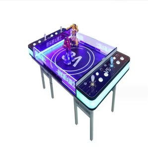 Gran oferta, fabricante de mesa de Arcade para 4 jugadores, Robot de juguete de lucha con Control remoto inteligente con sonido y luz - Product Image 5