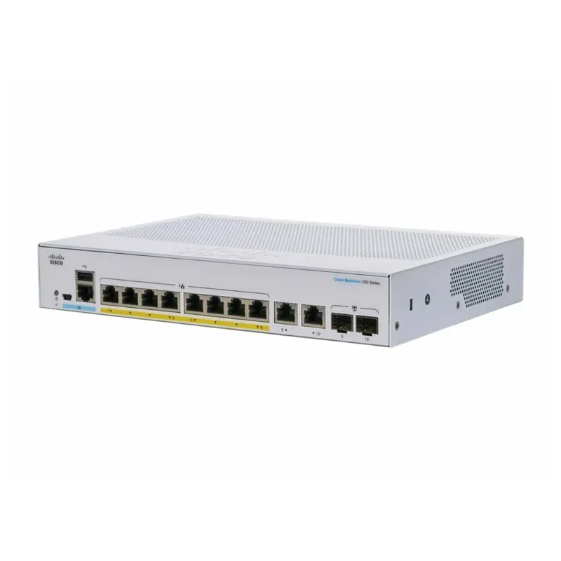 Switch PS esterno originale e nuovo 8 porte Ethernet PoE + 2 SFP RJ45 C1000-8P-E-2G-L