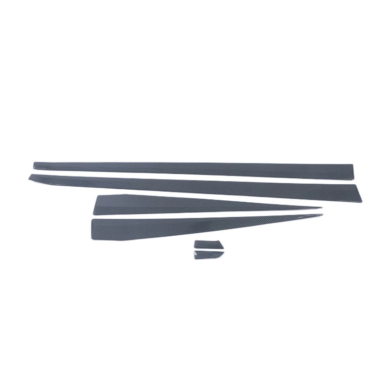 Door edge strip - carbon fiber texture - plastic