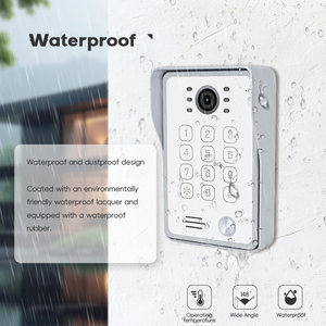 1080p WiFi Video Door Bell AHD Smart Tuya App Video Door Phone Sistema de intercomunicación Video Door Phone Intercom System - Product Image 2