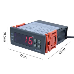 Termostato de descongelación automática para refrigerador, controlador de temperatura Digital, sonda de Sensor NTC de plástico, OEM personalizable - Product Image 5