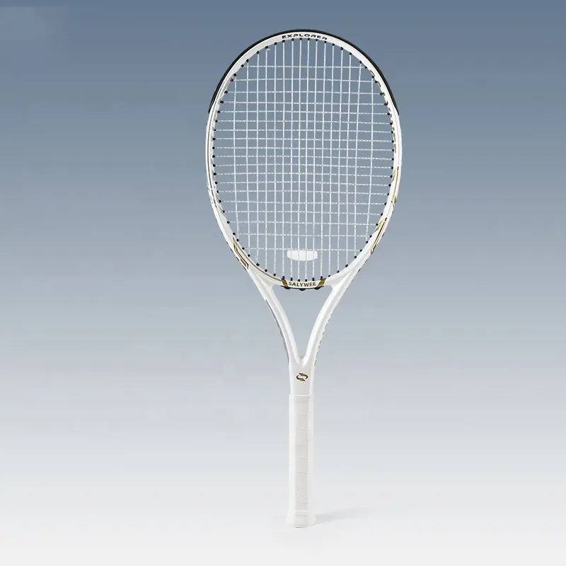 テニスラケットシリーズカーボンファイバーテニスラケットフリーバッグ付き50-60lbs軽量グリッププロテニスプレーヤー用フルカーボン