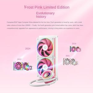 240mm rosa ARGB nuovo stile Desktop CPU liquido Cooler carino cuscinetto per radiatore da tavolo con raffreddamento ad acqua per custodie per Computer - Product Image 2