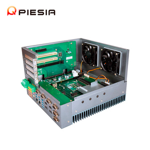 Piesia Intel 12th 13th 14th Gen Pc Industrial Mini Computadora H670/Q670 Quad Expansion DDR5 2LAN 6COM Embedded Fanless Mini PC - Product Image 6