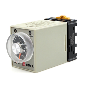Relé de tiempo de fábrica con base AC 220/DC24, temporizador de encendido y retardo, AH3-3 - Product Image 6