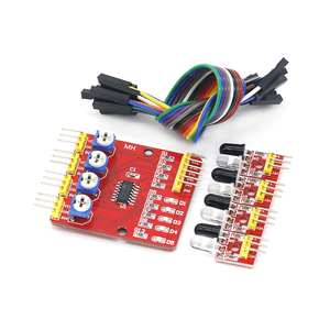 Rastreo infrarrojo de cuatro vías/módulo de seguimiento de 4 canales/línea de transmisión/evitación de obstáculos/coche/sensores de robot - Product Image 2