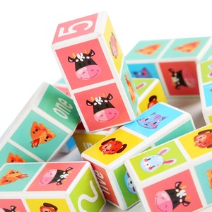 <strong>Pattern</strong> Matching <strong>Building</strong> <strong>Blocks</strong> Game Powerful Brain <strong>Building</strong> <strong>Blocks</strong> and Card Matching Wooden Toy - Product Image 1