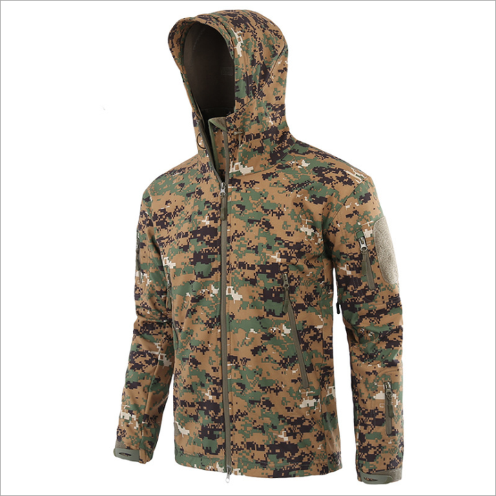 Veste à capuche de chasse pour hommes TAD Shark Skin Tactical Jacket Waterproof Softshell Outdoor Jackets
