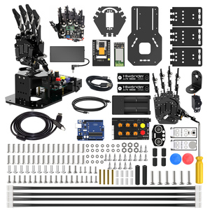 Kit Robot mano bionica con guanto somatosensoriale e Kit di controllo per il controllo delle App e dei Kit robotici per la programmazione di Hiwonder uHand UNO
