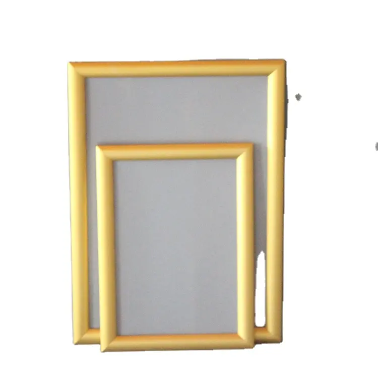 Алюминиевая рамка с застежкой, рамка с застежкой спереди, открытая рамка для плаката, рамка с застежкой