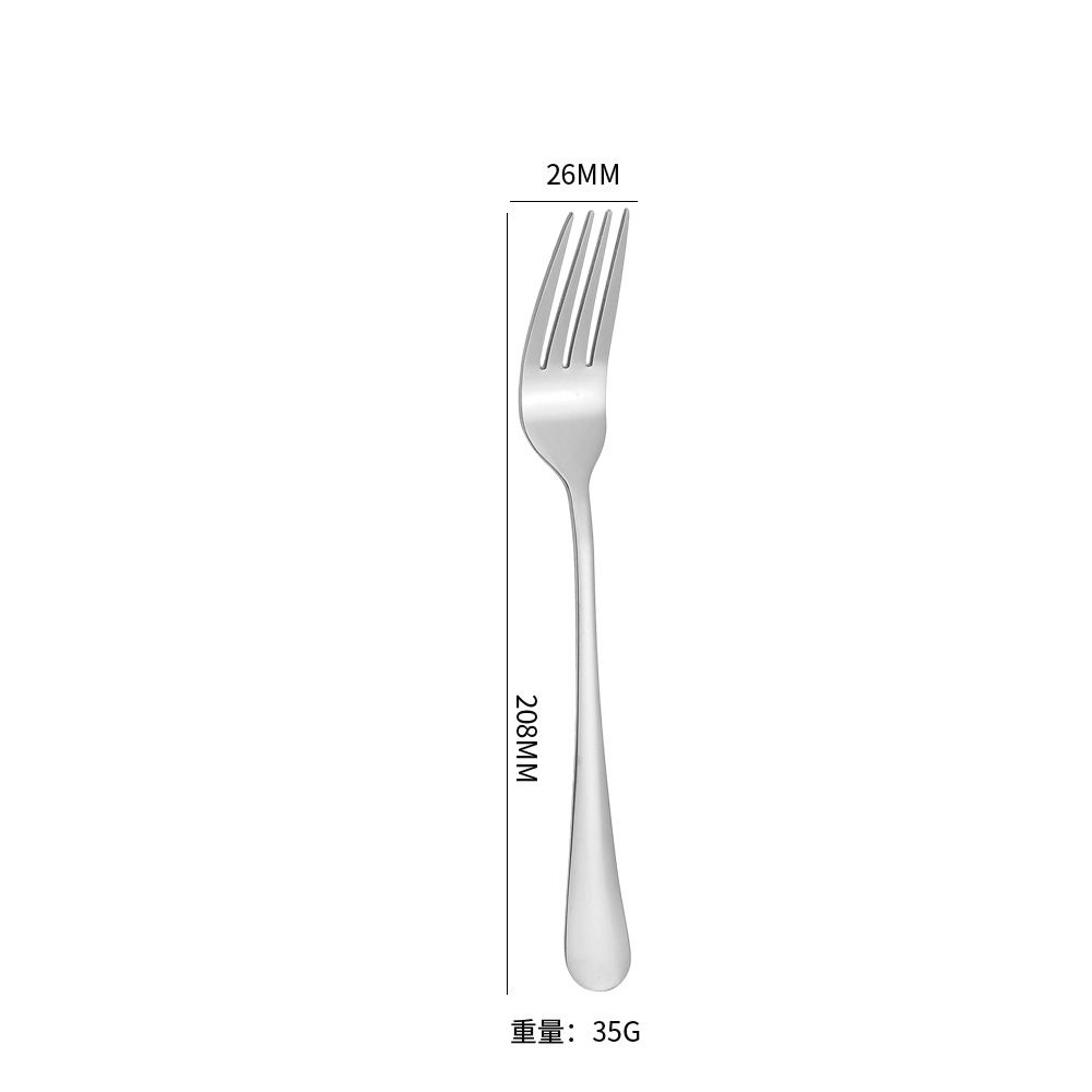 fourchette de table en argent