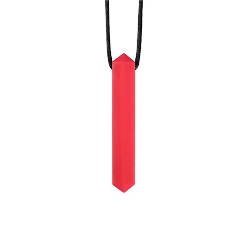 Pendentif pierre précieuse rouge