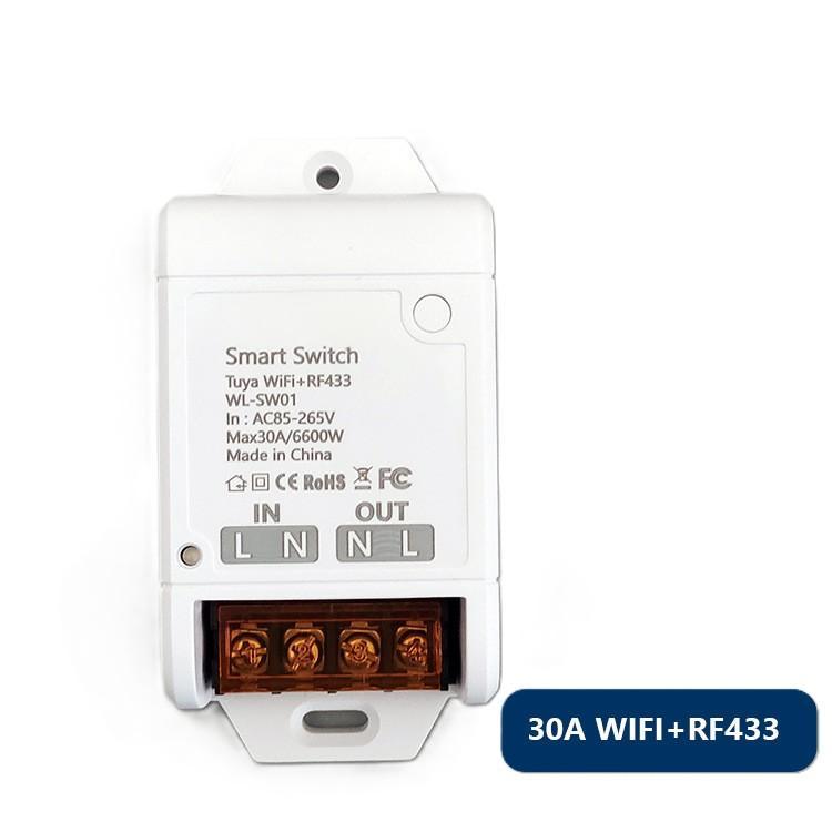 White 30A AC 85-265 Wifi+433