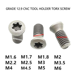 12.9级黑色/灰色/原色数控硬质合金刀片torx螺钉M2 M2.5 M3 M3.5 M4 m5 - Product Image 3
