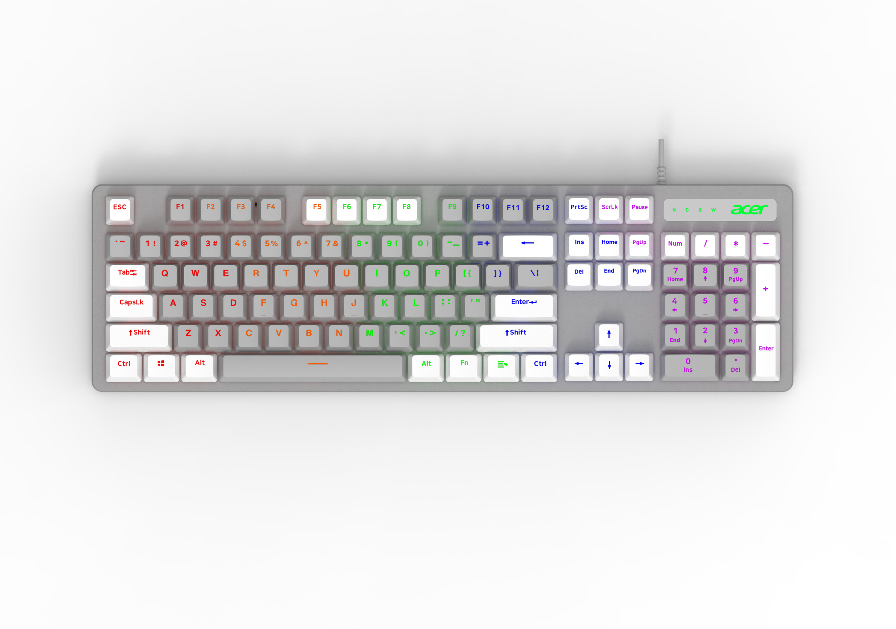 Grey(Brown axis)