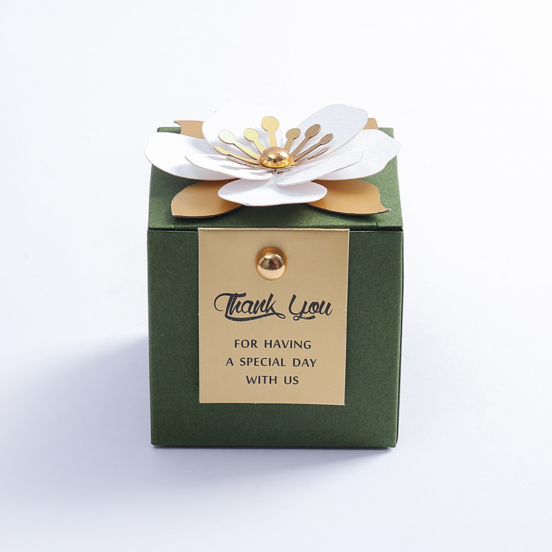 Green(gold card+white flower)