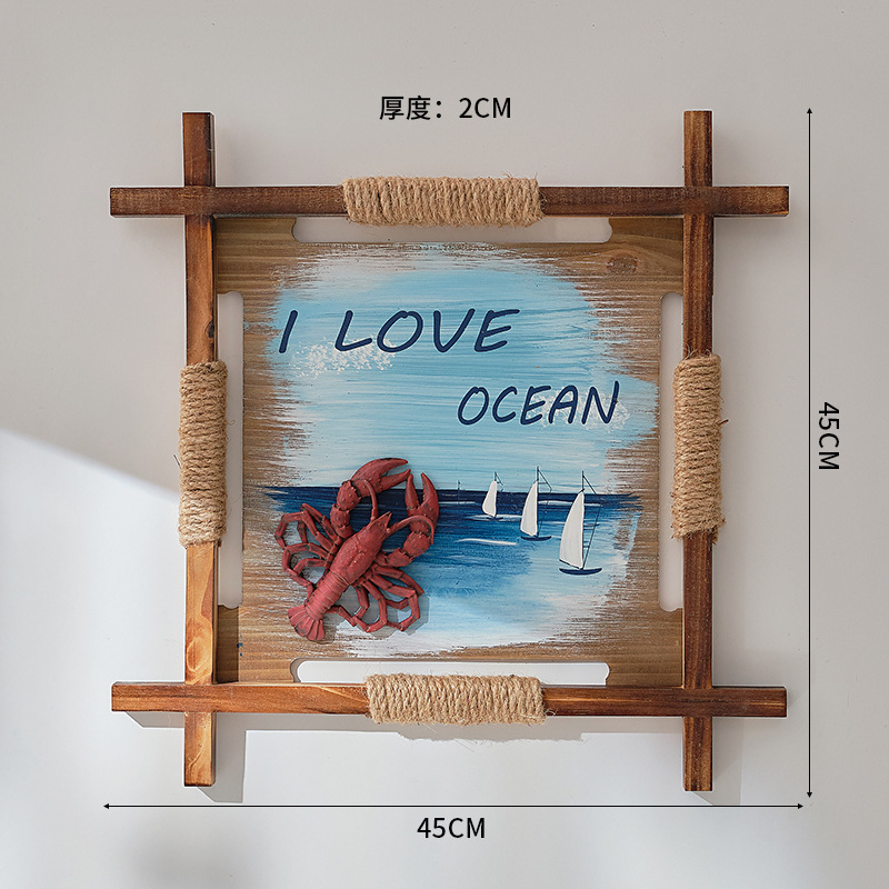 colorful 45*45 lobster painting