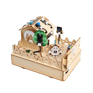 ACEBOTT Kids Starter Programming Education Wooden House <strong>Sensor</strong> ESP32 for <strong>Arduino</strong> IoT Smart Home Automation Kit - Product Image 1