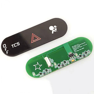 Interruptor táctil capacitivo, más teclado de membrana táctil de mapeo de teclas