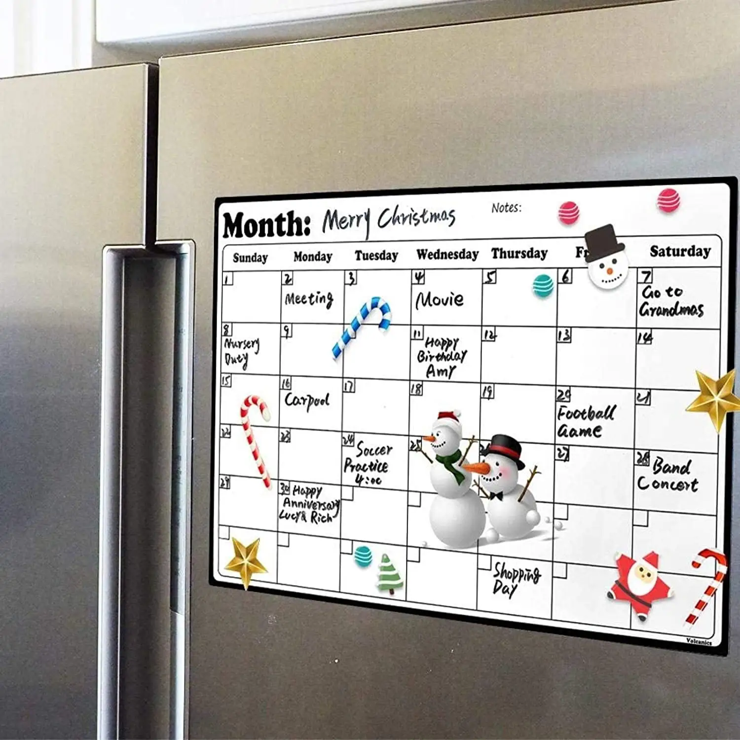ที่กำหนดเอง A3รายเดือนมื้อแม่เหล็กแม่เหล็กคณะกรรมการตู้เย็นตู้เย็นเมนูอาหารสัปดาห์วางแผนสำหรับตู้เย็น