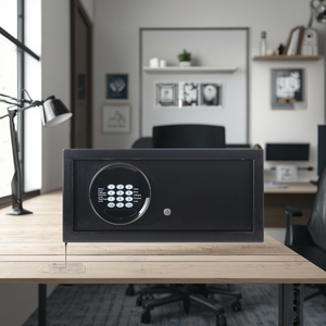 Programación de código Simple para uso de Hotel, entrada de teclado segura con acceso a llave maestra, caja fuerte ignífuga para el hogar hecha de metal de acero - Product Image 4