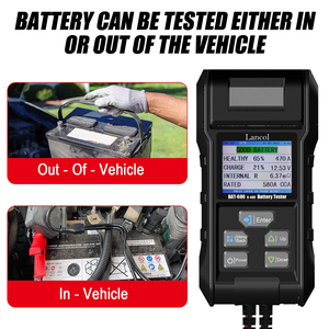 Lancol için yeni Model otomotiv lityum ve kurşun asit pil test cihazı 6V 12V 24V 36V 48V 1 yıl garanti - Product Image 3