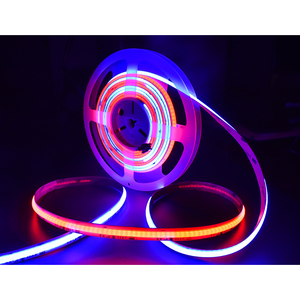 Rüya renk FCOB SPI RGB IC LED ışık şerit yüksek yoğunluklu 720 LEDs esnek WS2811 adresli cob led şerit işık - Product Image 1