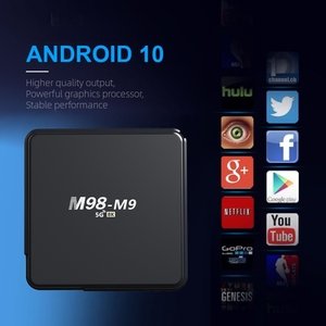 Promotion M98-M9 <strong>Quad</strong>-<strong>core</strong> ARM <strong>Cortex</strong>-A53 WiFi Wireless 4K HD Android 10 TV Box 2GB+8GB Voice Remote Control Support TF Card - Product Image 2