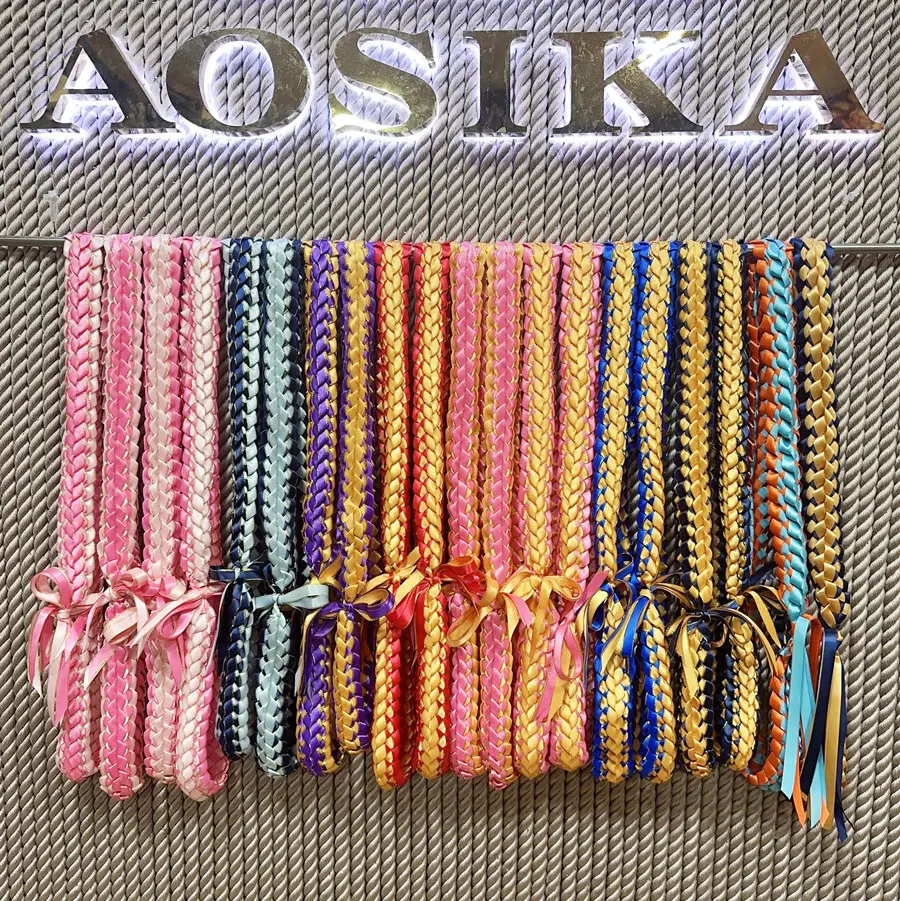 Aosika-Cinta tejida para graduación, chal, cinturón, collar tejido, 130 cm