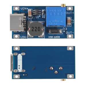 Tipo-C MT3608 Convertidor de refuerzo de 2A Módulo ajustable Placa reguladora de voltaje Voltaje de entrada 2-24V a 5-28V Voltaje de salida - Product Image 3