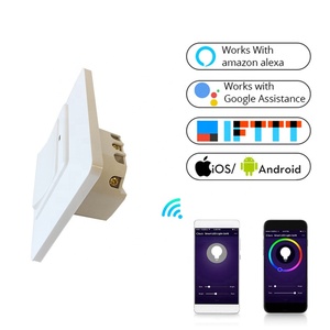 スマートホーム用電気スイッチTuya容量性プッシュボタンスマートWifiライトスイッチ10A - Product Image 6