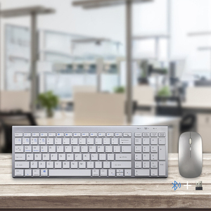 Juego de teclado y mouse inalámbricos portátiles para computadora portátil 2,4G Mini teclado y mouse Combos Mouse Gaming Wireless - Product Image 3