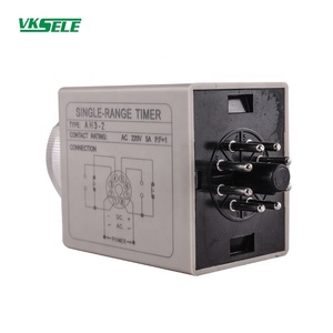 AH3-2 AH3-1 AH3-3 DPDT 12VDC 24VDC AC/DC 112-240V Timer delay relay - Product Image 5