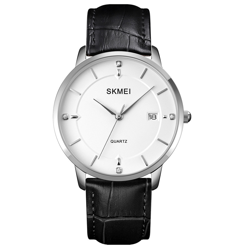 silver/white-black leather