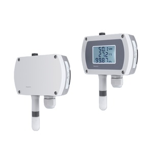Sensor transmisor de temperatura y humedad montable en riel de presión atmosférica con pantalla LCD montada en la pared OEM - Product Image 2